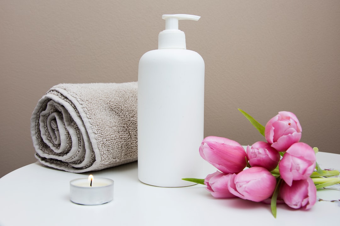 Spa towel and wellness amenities